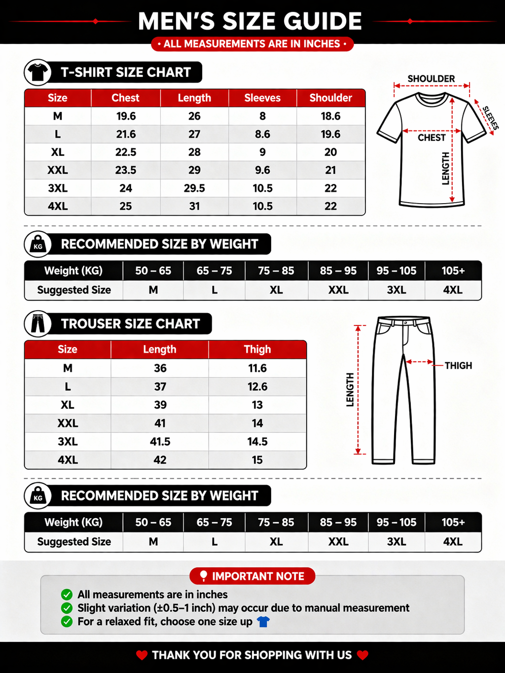 Premium Pack of 2 Straight-Fit Trousers for Men(Black,Blue)